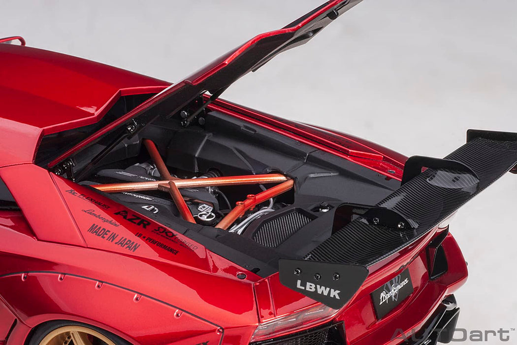 Autoart 1/18 Liberty Walk Lamborghini Aventador 79182 Hyper Red/Gold- Japan Figure Store - #1 Bring To You The Best Japanese Goods