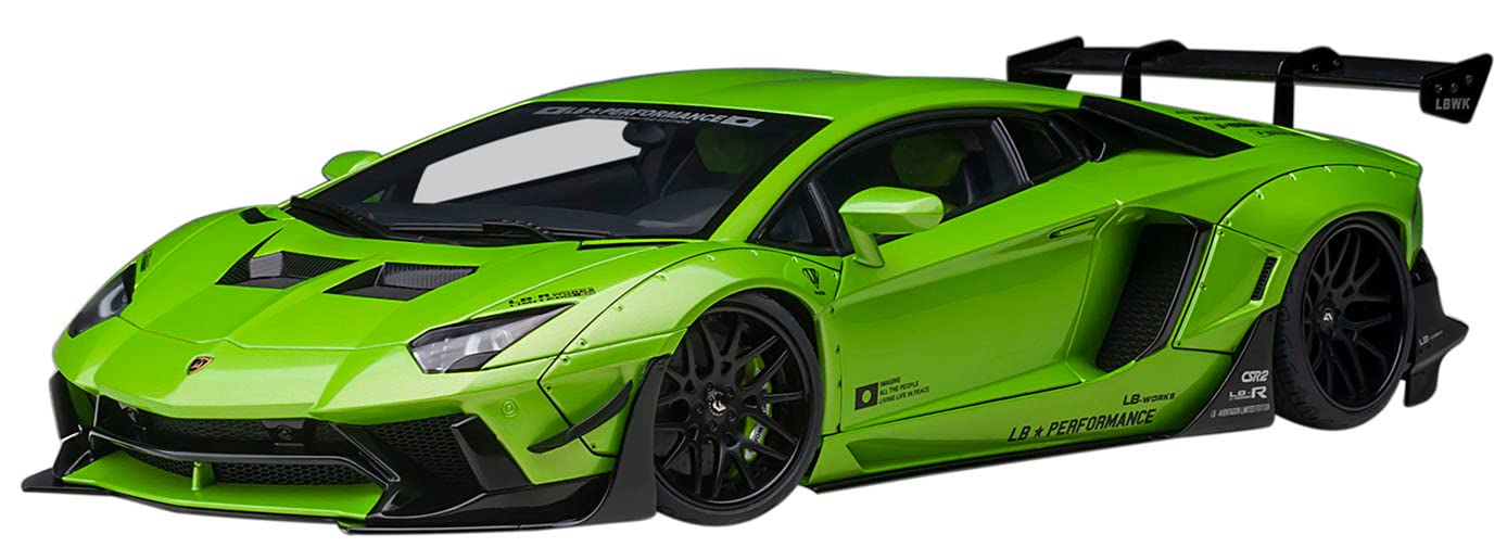 Autoart 1/18 Liberty Walk Lamborghini Aventador 79243 Pearl Green- Japan Figure Store - #1 Bring To You The Best Japanese Goods