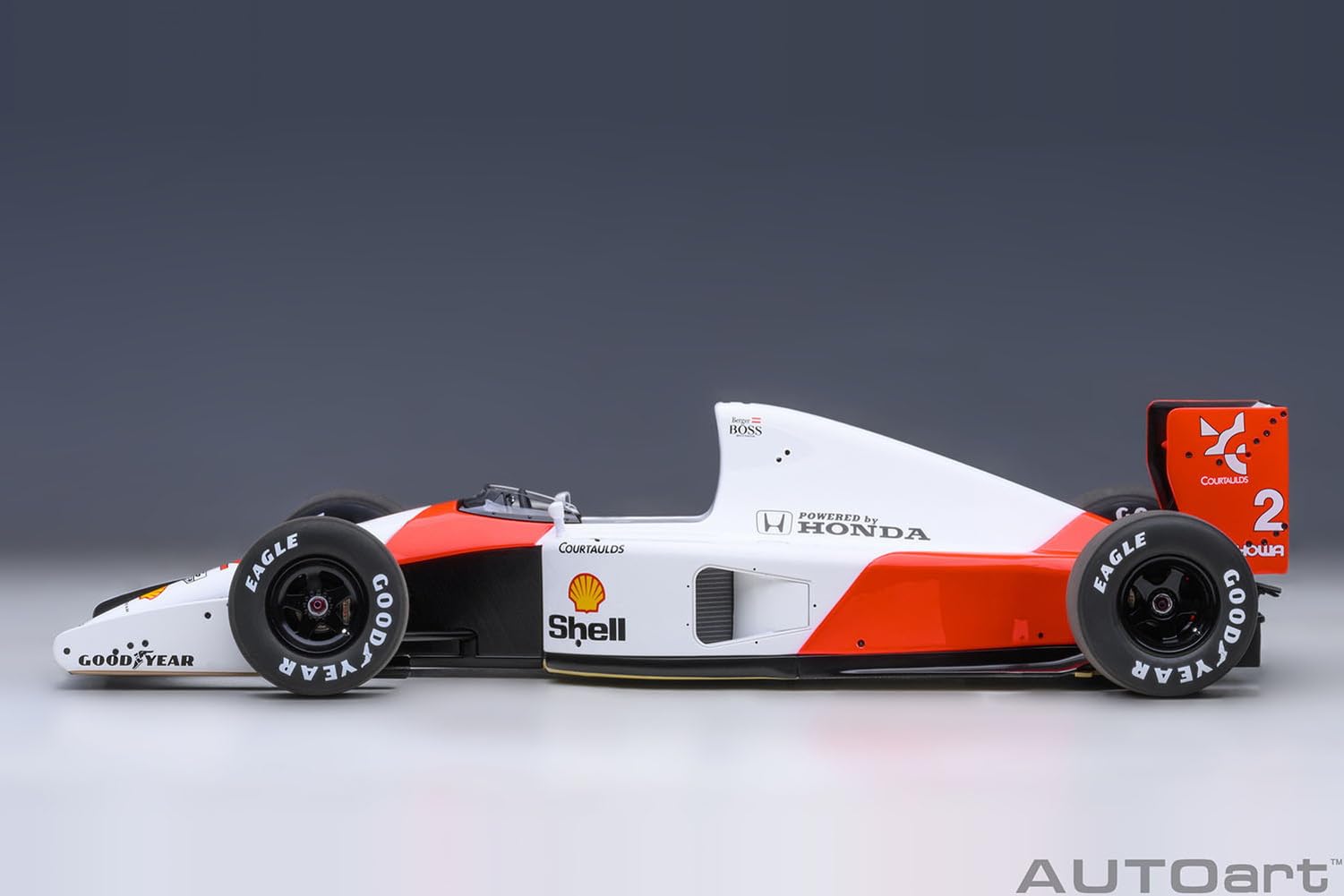 Autoart 1/18 Scale McLaren Honda MP4/6 1991 Japanese GP Gerhard Berger Model Car- Japan Figure Store - #1 Bring To You The Best Japanese Goods