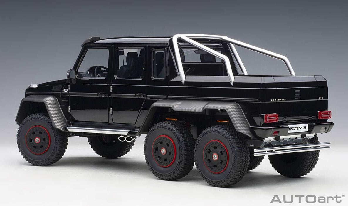 Autoart 1/18 Mercedes-Benz G63 AMG 6X6 76306 Black- Japan Figure Store - #1 Bring To You The Best Japanese Goods