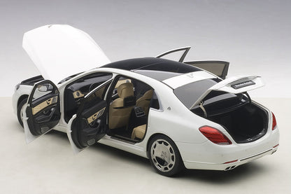 Autoart 1/18 Mercedes-Maybach S 600 White- Japan Figure Store - #1 Bring To You The Best Japanese Goods