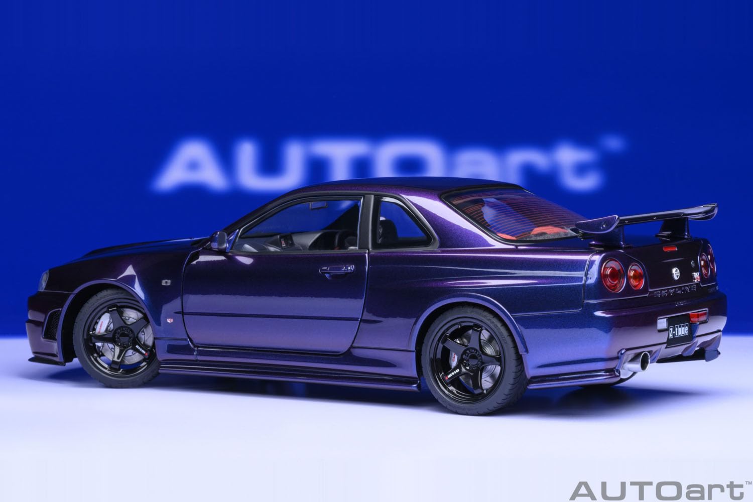 Autoart Nismo R34 GT-R Z-Tune 1/18 Finished Model in Midnight Purple III- Japan Figure Store - #1 Bring To You The Best Japanese Goods