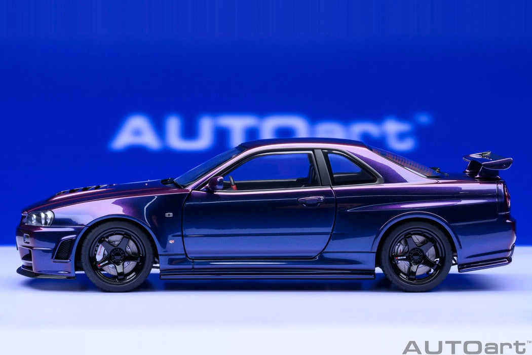 Autoart Nismo R34 GT-R Z-Tune 1/18 Finished Model in Midnight Purple III- Japan Figure Store - #1 Bring To You The Best Japanese Goods