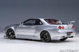 Autoart Nismo R34 GT-R Z-Tune 1/18 Scale Silver Finished Model Car- Japan Figure Store - #1 Bring To You The Best Japanese Goods