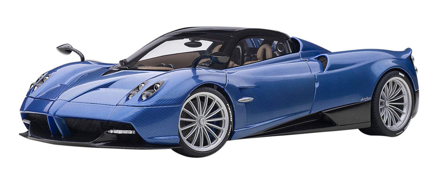 Autoart Blue Carbon Pagani Huayra Roadster 1/18 Scale Finished Product 78286- Japan Figure Store - #1 Bring To You The Best Japanese Goods