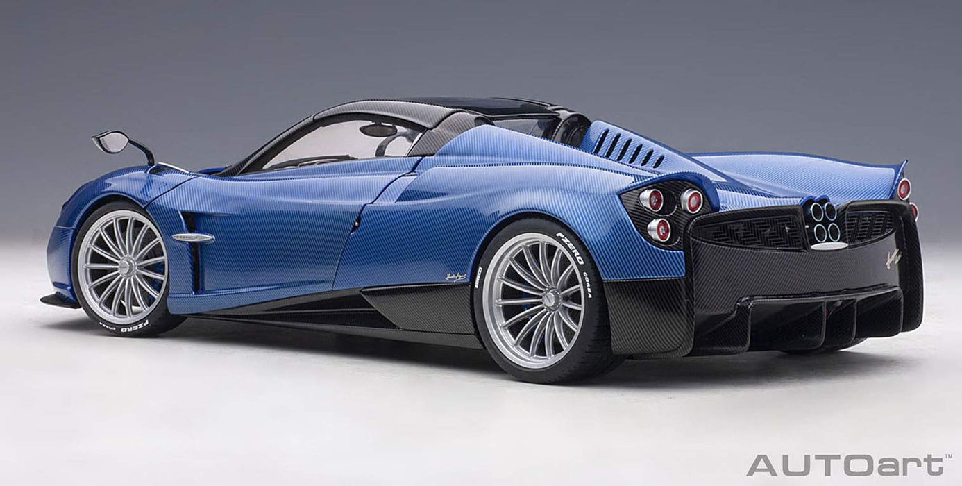 Autoart Blue Carbon Pagani Huayra Roadster 1/18 Scale Finished Product 78286- Japan Figure Store - #1 Bring To You The Best Japanese Goods