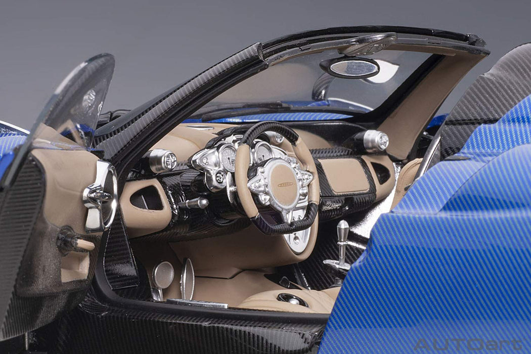 Autoart Blue Carbon Pagani Huayra Roadster 1/18 Scale Finished Product 78286- Japan Figure Store - #1 Bring To You The Best Japanese Goods