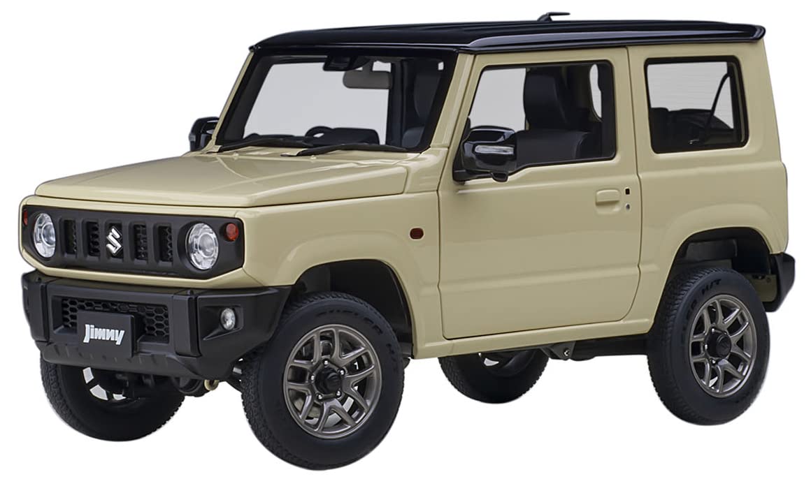Autoart 1/18 Suzuki Jimny Jb64 Ivory/Black 78500- Japan Figure Store - #1 Bring To You The Best Japanese Goods