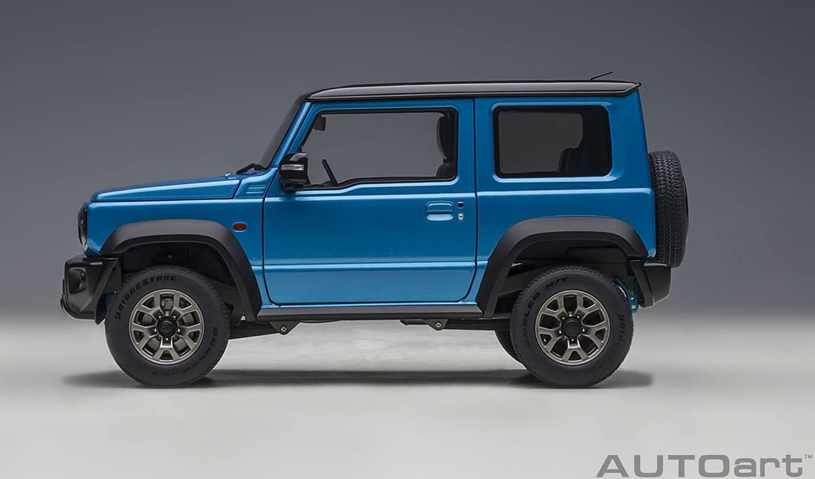 Autoart 1/18 Suzuki Jimny Sierra Blue/Black 78507- Japan Figure Store - #1 Bring To You The Best Japanese Goods