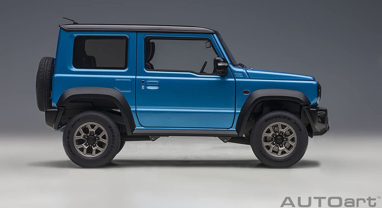 Autoart 1/18 Suzuki Jimny Sierra Blue/Black 78507- Japan Figure Store - #1 Bring To You The Best Japanese Goods