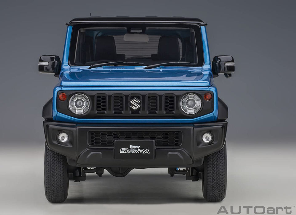 Autoart 1/18 Suzuki Jimny Sierra Blue/Black 78507- Japan Figure Store - #1 Bring To You The Best Japanese Goods