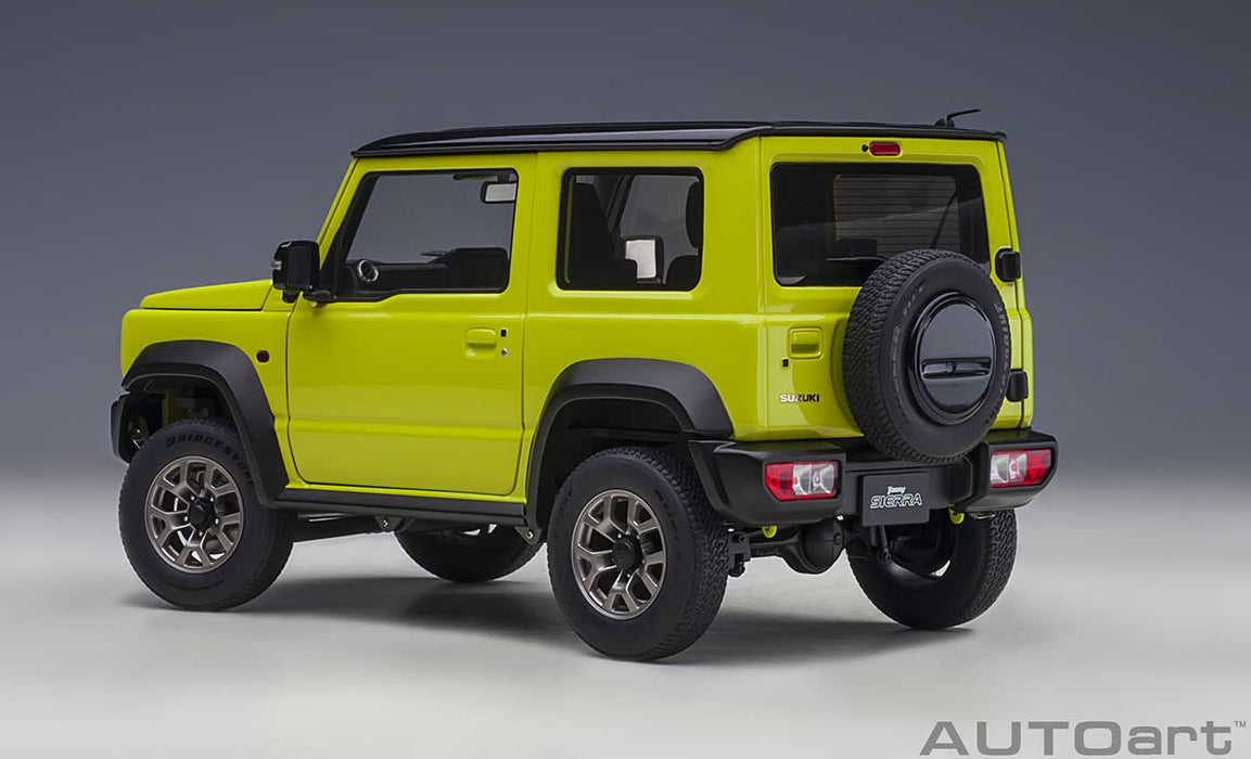 Autoart 1/18 Suzuki Jimny Sierra 78506 Yellow/Black Roof- Japan Figure Store - #1 Bring To You The Best Japanese Goods