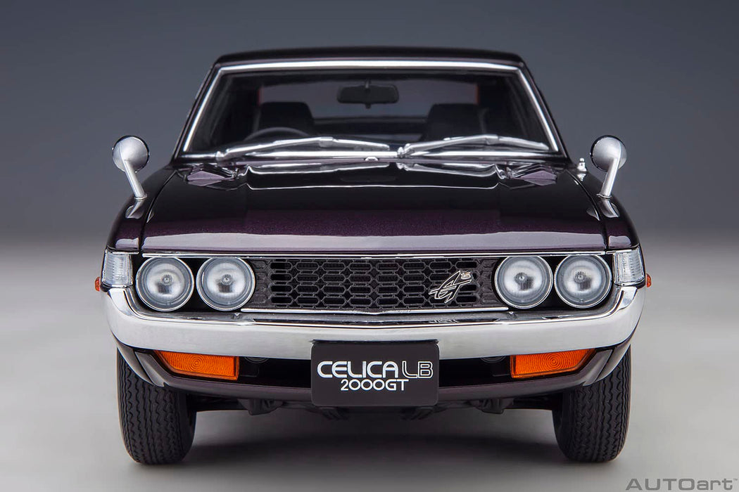 Autoart 1/18 Toyota Celica Liftback 2000Gt (Ra25) 1973 Dark Purple- Japan Figure Store - #1 Bring To You The Best Japanese Goods
