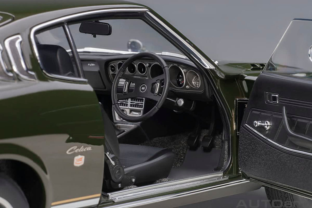 Autoart 1/18 Toyota Celica 2000GT Ra25 1973 Moss Green- Japan Figure Store - #1 Bring To You The Best Japanese Goods