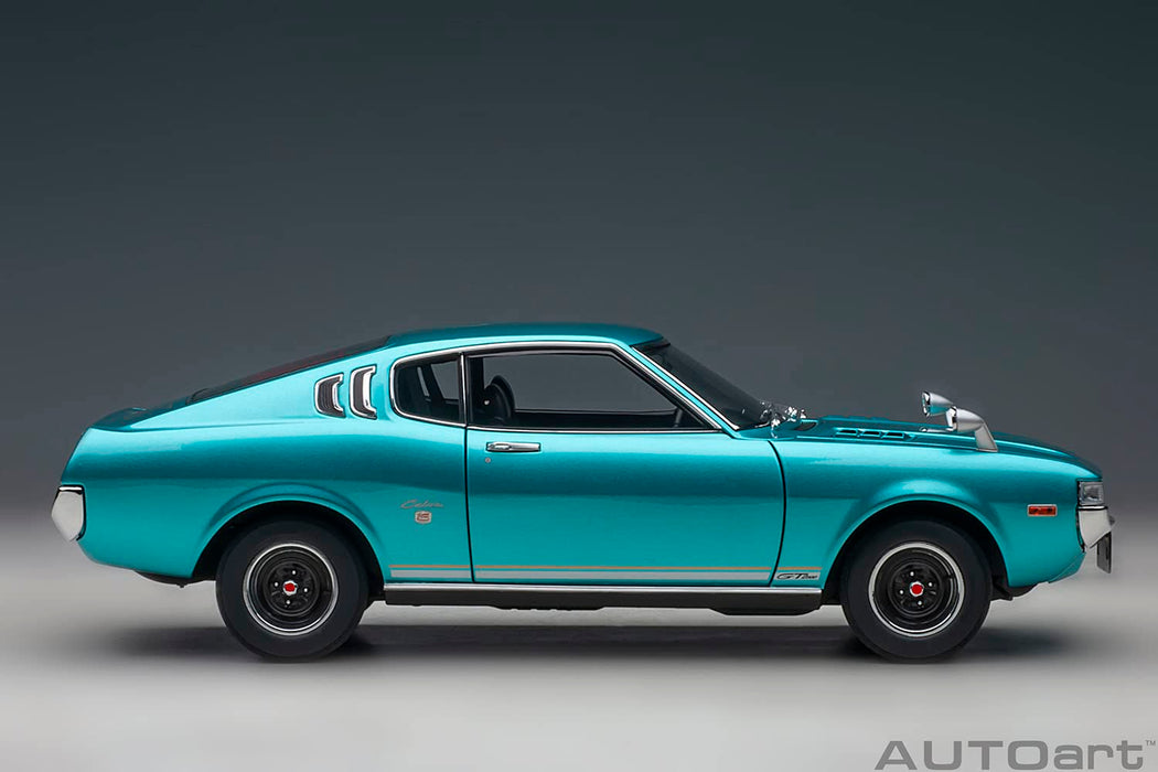 Autoart 1/18 Toyota Celica Liftback 2000Gt (Ra25) 1973 Turquoise Blue- Japan Figure Store - #1 Bring To You The Best Japanese Goods
