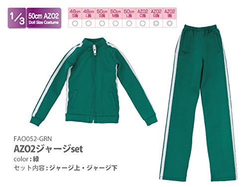 AZONE Fao052-Grn Azo 2 Jersey Set Green- Japan Figure Store - #1 Bring To You The Best Japanese Goods