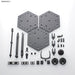Bandai Action Base 4 Black Model Kit Display Stand