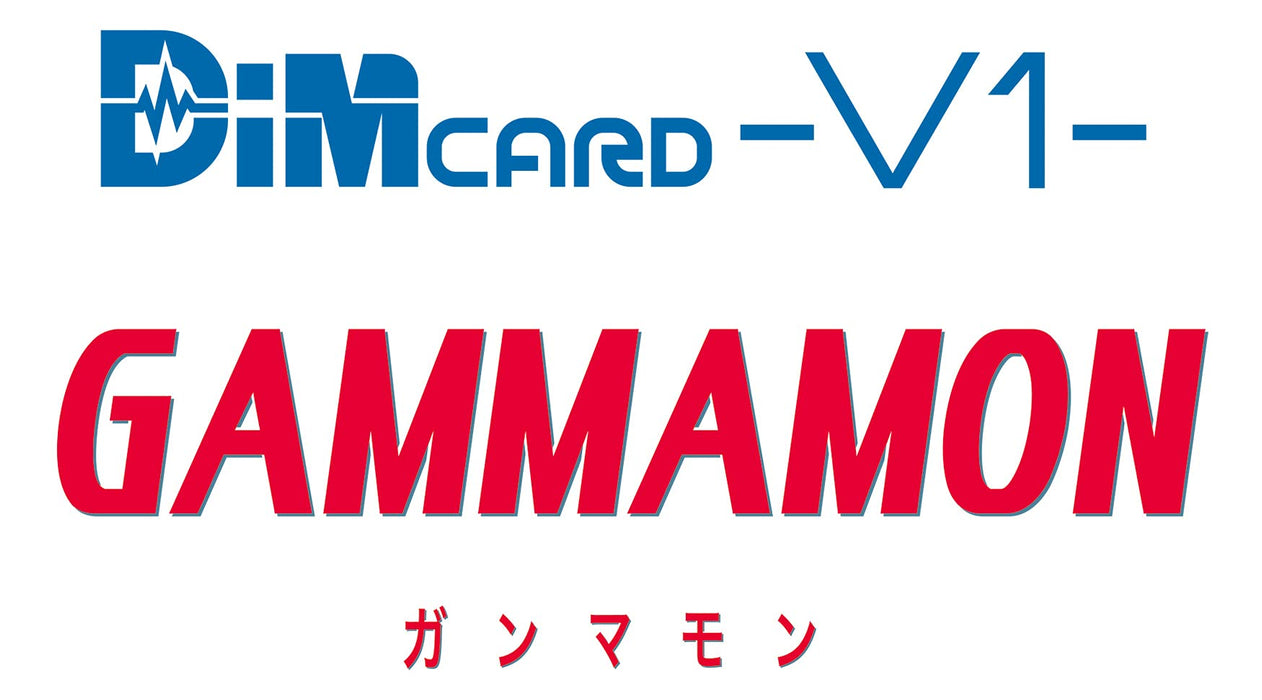 Bandai Dim Card -V1- Gammamon Japanese Dim Card Digital Monster Made In Japan- Japan Figure Store - #1 Bring To You The Best Japanese Goods