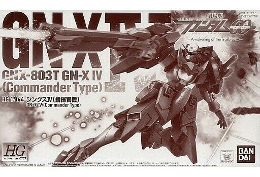 Bandai Hg 1/144 Gnx-803t Gn-x Iv Commander Type Plastic Model Kit Gundam 00