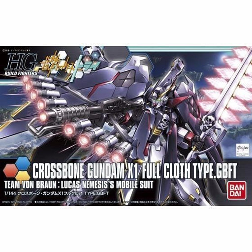 Bandai Hgbf 1/144 Crossbone Gundam X1 Full Cloth Type Gbft Model Kit - Japan Figure