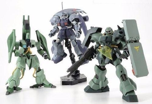Bandai Hguc 1/144 Ewac Zack / Gaza C / Geara Doga Unicorn Ver Set Model Kit- Japan Figure Store - #1 Bring To You The Best Japanese Goods