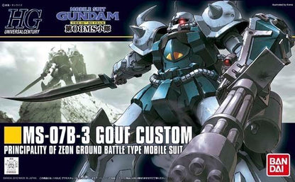 Bandai Hguc 1/144 Ms-07b-3 Gouf Custom Plastic Model Kit Gundam The 08th Ms Team - Japan Figure