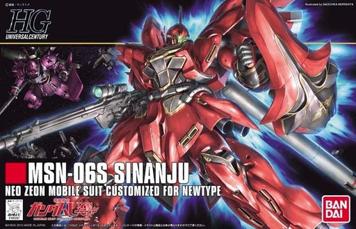 Bandai Hguc 1/144 Msn-06s Sinanju Plastic Model Kit Mobile Suit Gundam Uc Japan- Japan Figure Store - #1 Bring To You The Best Japanese Goods