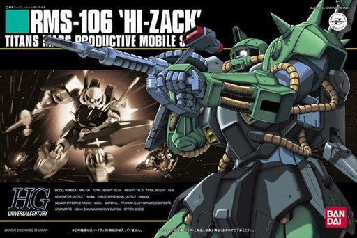 Bandai Hguc 1/144 Rms-106 Hi-zack Plastic Model Kit Mobile Suit Z Gundam Japan- Japan Figure Store - #1 Bring To You The Best Japanese Goods