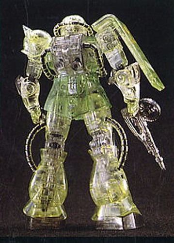 Bandai Mg 1/100 Ms-06f/j Zaku Ii Crystal Ver Plastic Model Kit Gundam Japan- Japan Figure Store - #1 Bring To You The Best Japanese Goods