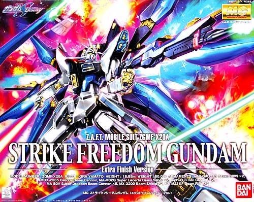 Bandai Mg 1/100 Zgmf-x20a Strike Freedom Gundam Extra Finish Ver Model Kit Japan- Japan Figure Store - #1 Bring To You The Best Japanese Goods
