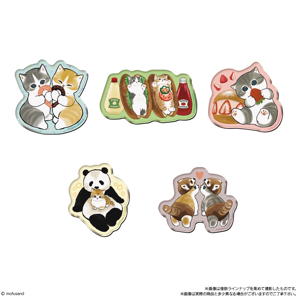 Bandai Mofusand Chara Magnets 14Pc Box Japan (Shokugan Gum)- Japan Figure Store - #1 Bring To You The Best Japanese Goods