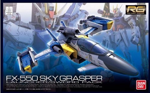 Bandai Rg 1/144 Fx-550 Sky Grasper Launcher Sword Pack Plastic Model Kit - Japan Figure