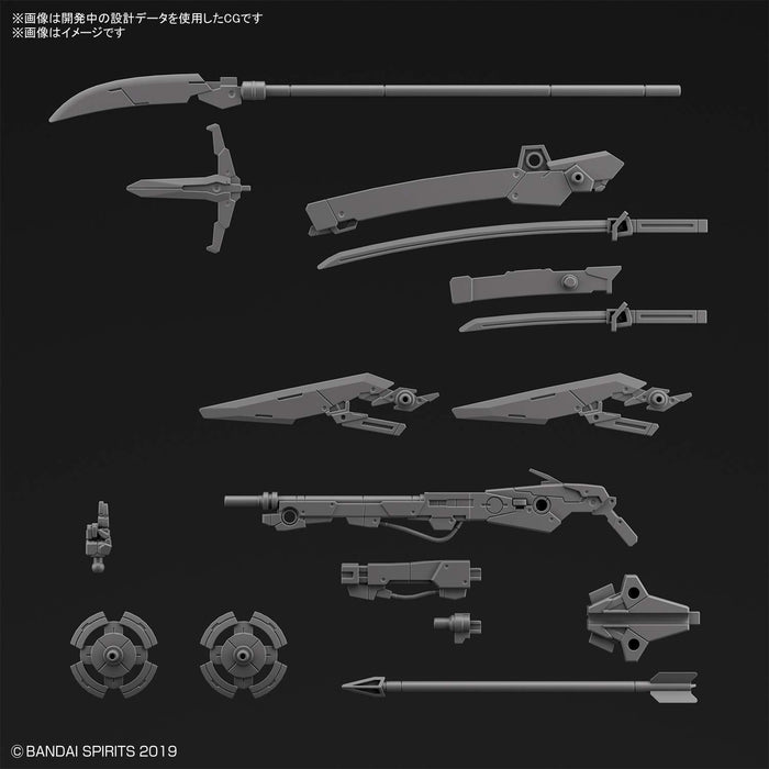 Bandai Spirits Sengoku Customized Weapons 30Mm 1/144 Scale Color-Coded Plastic Model- Japan Figure Store - #1 Bring To You The Best Japanese Goods