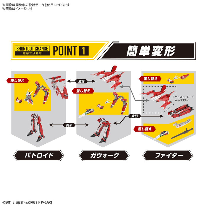 Bandai Spirits HG YF-29 Durandal Valkyrie 1/100 Scale Color-Coded Model- Japan Figure Store - #1 Bring To You The Best Japanese Goods