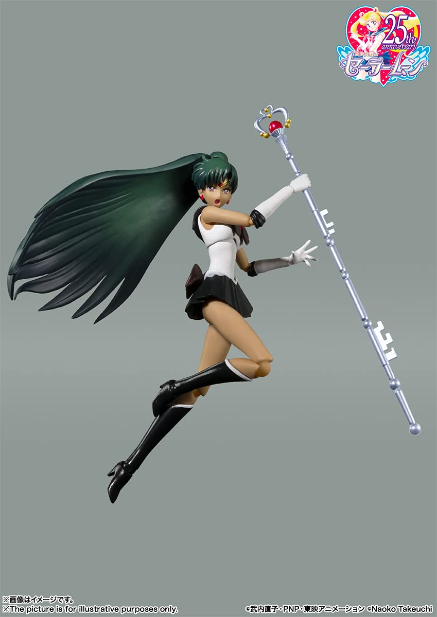 BANDAI S.H. Figuarts Sailor Pluto -Animation Color Edition- Figure Sailor Moon- Japan Figure Store - #1 Bring To You The Best Japanese Goods