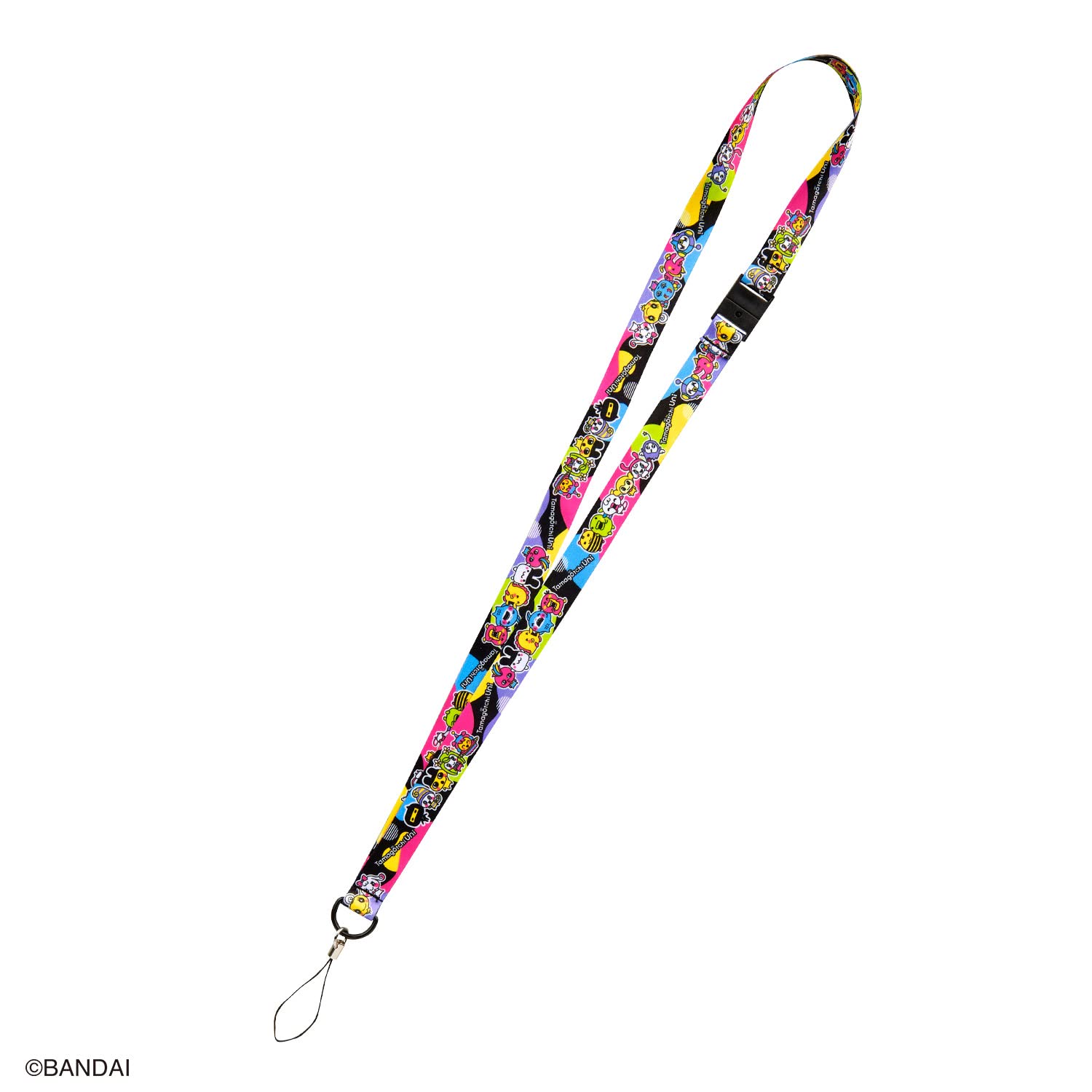 Bandai Tamagotchi Unique Uni Neck Strap in Black- Japan Figure Store - #1 Bring To You The Best Japanese Goods