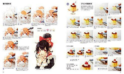 Basics For Drawing By Copic Cute Characters And Personal Belongings Book- Japan Figure Store - #1 Bring To You The Best Japanese Goods