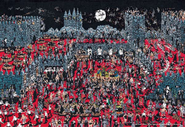 BEVERLY M81-736 Jigsaw Puzzle Where'S Wally Castle Of Vampires And Witches 1000 S-Pieces- Japan Figure Store - #1 Bring To You The Best Japanese Goods