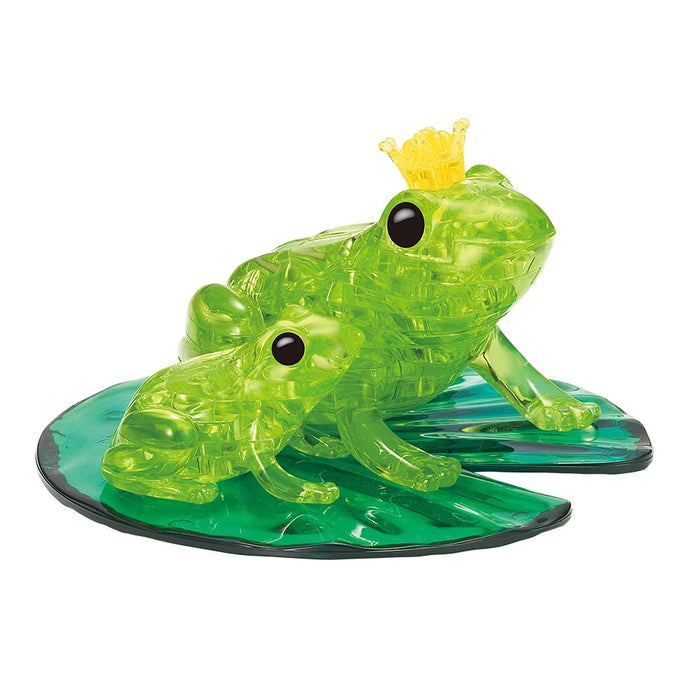 Beverly 50273 Crystal 3D Puzzle Parent And Child Frogs (42 Pieces) Animal 3D Puzzle- Japan Figure Store - #1 Bring To You The Best Japanese Goods