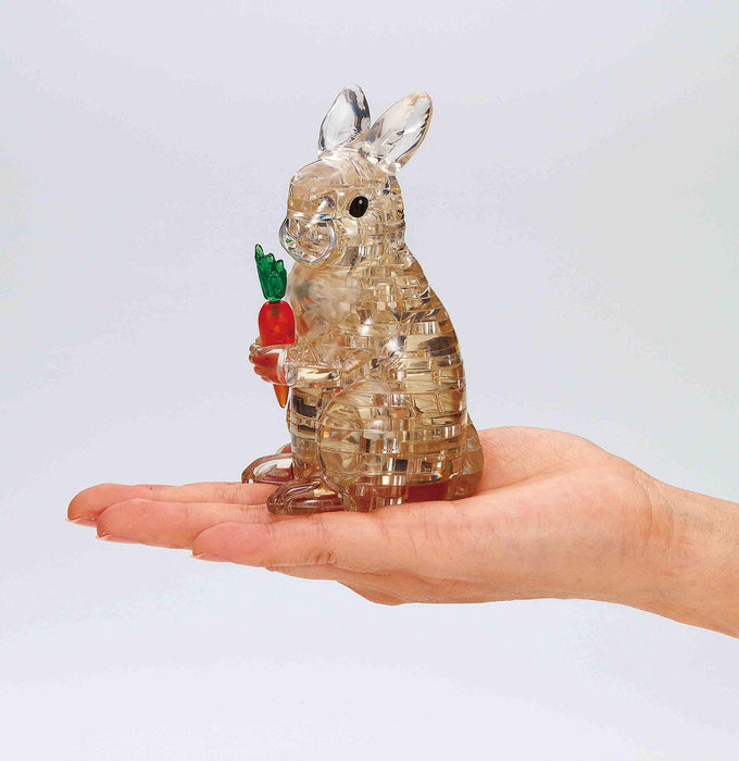 Beverly Crystal 3D Puzzle 486596 Rabbit Brown (43 Pieces) 3D Animal Jigsaw Puzzle- Japan Figure Store - #1 Bring To You The Best Japanese Goods