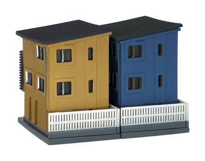 TOMYTEC - - Building 017-5 Contemporary Townhouses B5 - N Scale- Japan Figure Store - #1 Bring To You The Best Japanese Goods