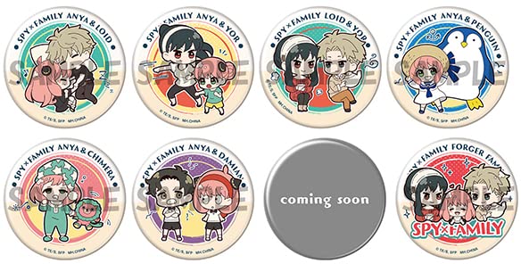 Can Badge Collection Spy X Family Buddy Collection 8 Piece Set- Japan Figure Store - #1 Bring To You The Best Japanese Goods