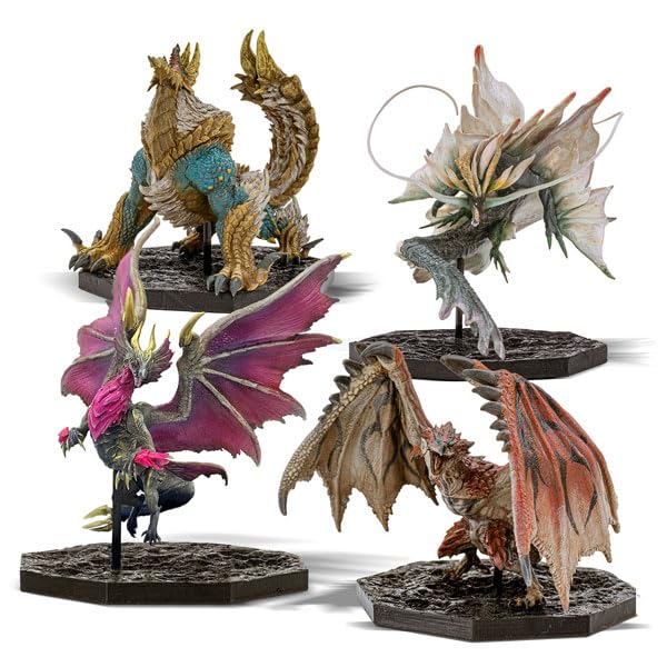 Capcom Japan Figure Builder Cube Monster Hunter 4 Body Set Box Pvc Abs- Japan Figure Store - #1 Bring To You The Best Japanese Goods