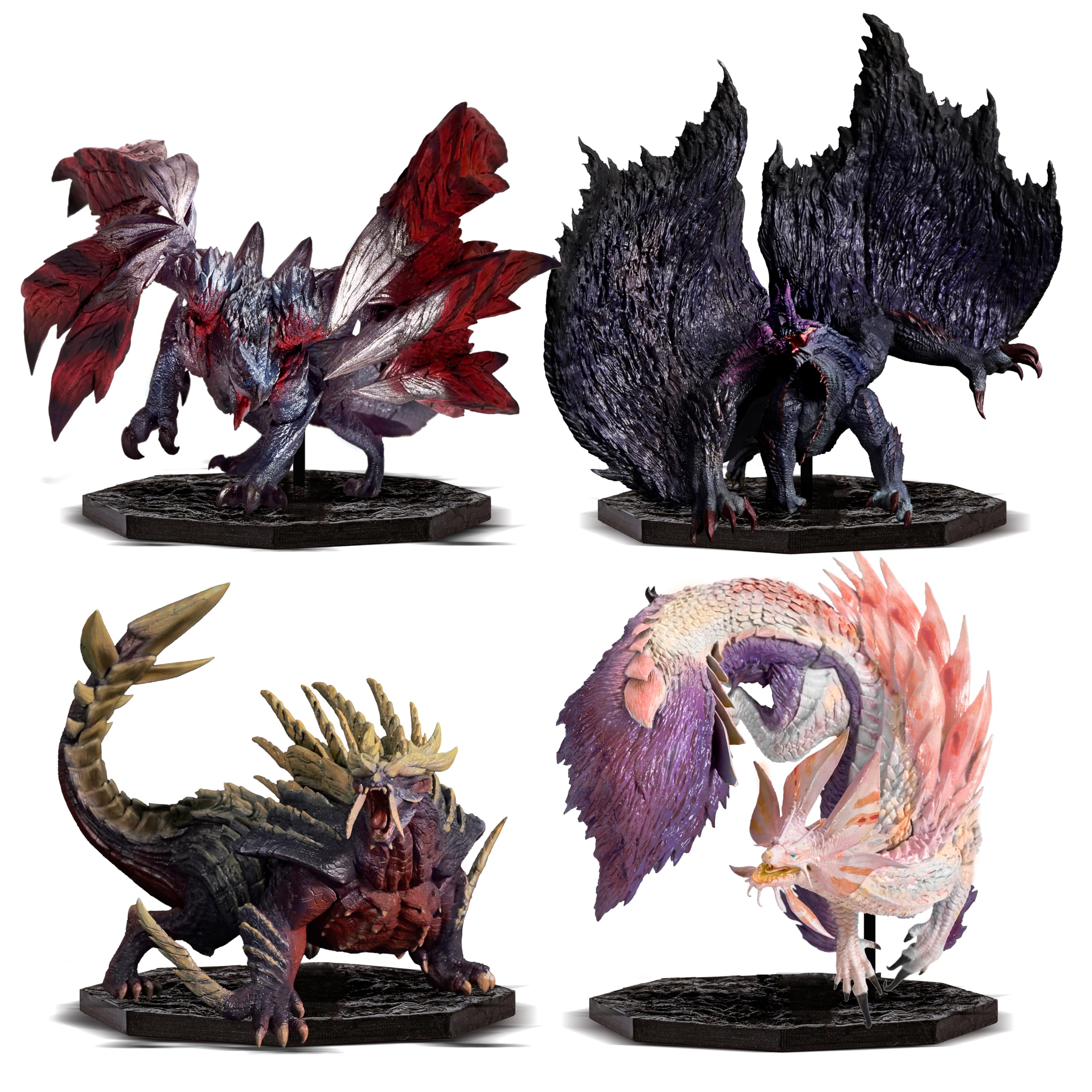 Capcom Figure Builder Cube Monster Hunter 4-Piece Set Box (Gore Magala/Mysterious Glory's Balfalk/Magai Magado/Tamamitsune)- Japan Figure Store - #1 Bring To You The Best Japanese Goods