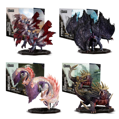 Capcom Figure Builder Cube Monster Hunter 4-Piece Set Box (Gore Magala/Mysterious Glory's Balfalk/Magai Magado/Tamamitsune)- Japan Figure Store - #1 Bring To You The Best Japanese Goods