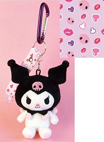 Plush Doll Carabiner Mascot Kuromi- Japan Figure Store - #1 Bring To You The Best Japanese Goods