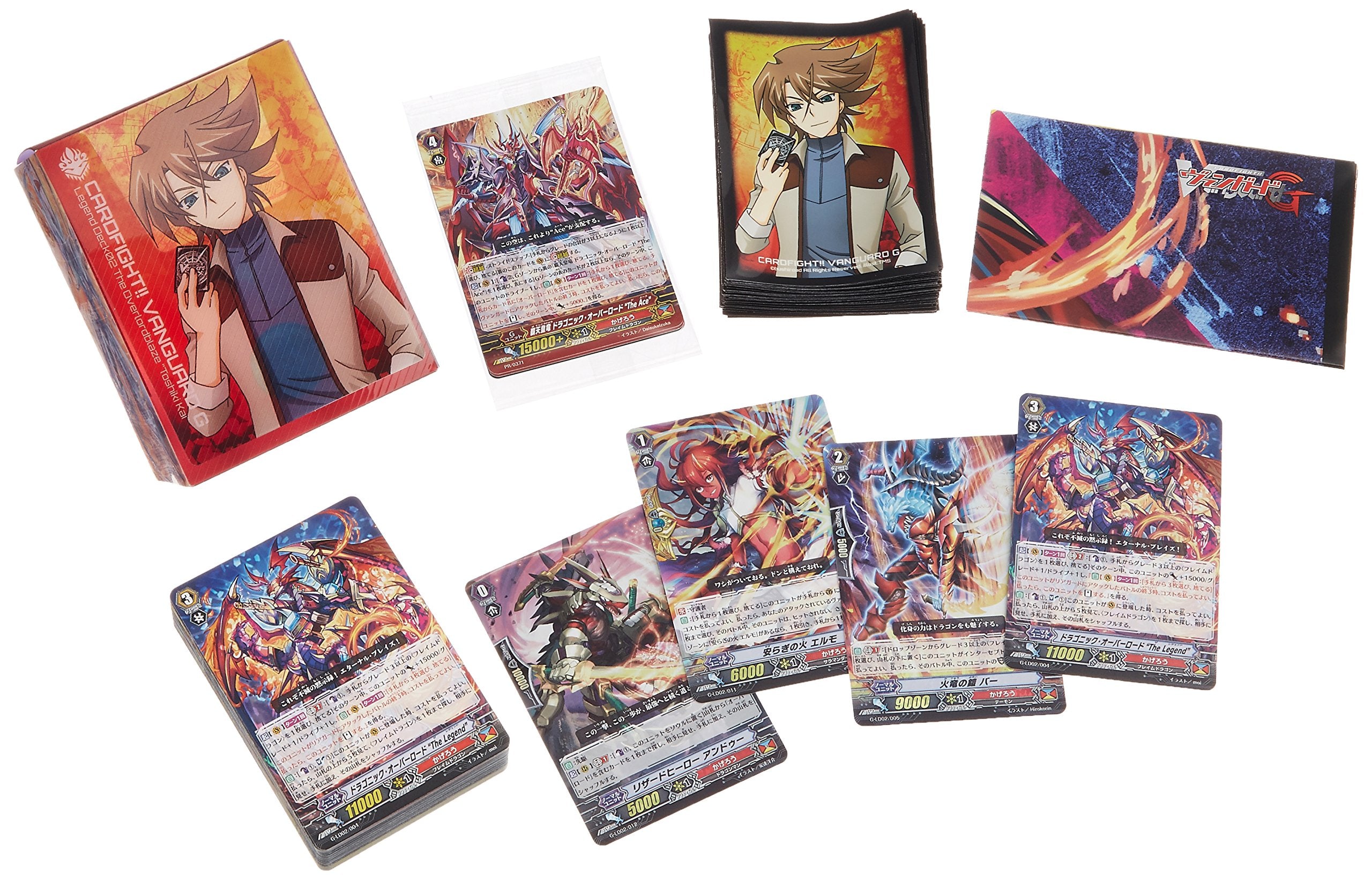 Bushiroad Cardfight Vanguard G Overlord Blaze Legend Deck 2nd Edition Toshiki Kai- Japan Figure Store - #1 Bring To You The Best Japanese Goods
