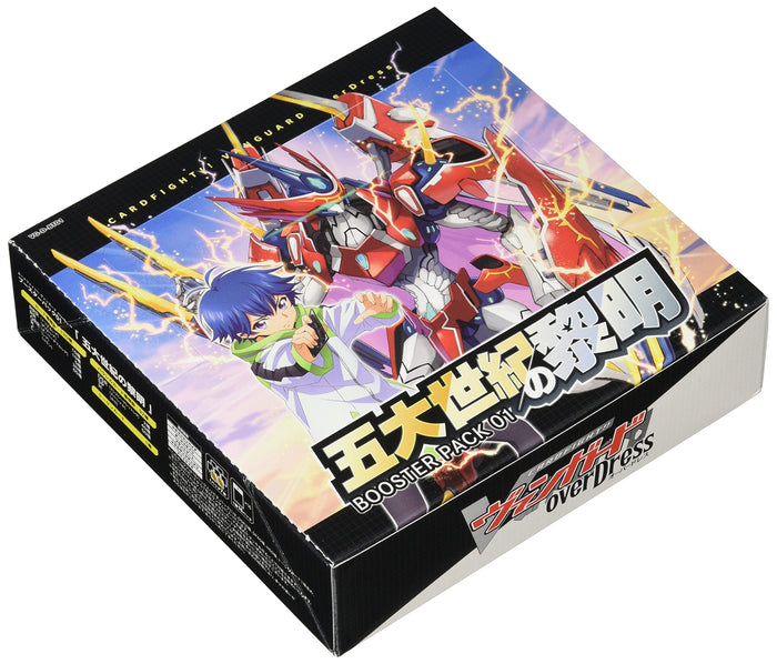 Bushiroad Cardfight Vanguard OverDress 1st Dawn Five Great Centuries Booster Box Vg-D-Bt01 Box- Japan Figure Store - #1 Bring To You The Best Japanese Goods