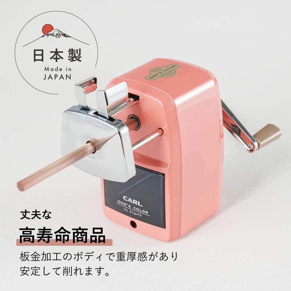 Carl Desktop Pencil Sharpener Angel 5 Premium 3 Cream Pink- Japan Figure Store - #1 Bring To You The Best Japanese Goods