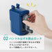 Carl Office Equipment Manual Pencil Sharpener Blue Cms-300-B- Japan Figure Store - #1 Bring To You The Best Japanese Goods